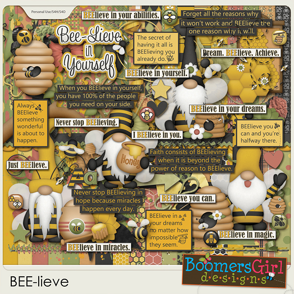 Feature Designer-BoomersGirl Designs BEE-lieve Kit