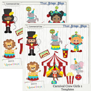 Carnival Crew Girls Templates {CU}