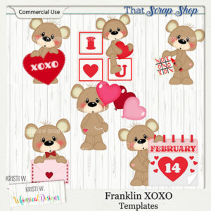 Franklin XOXO Templates {CU}