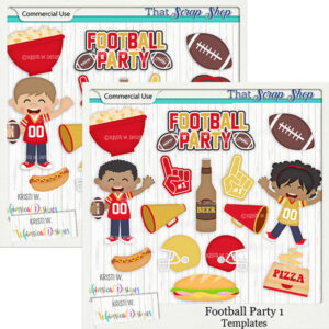 Football Party Templates {CU}