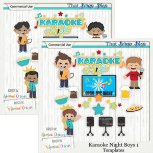Karaoke Boys Templates {CU}