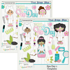 Spa Day Templates {CU}