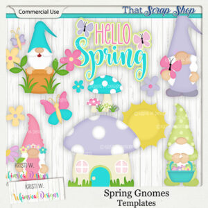 Spring Gnomes Templates {CU}