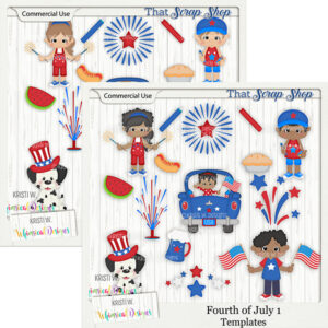 Fourth of July Templates {CU}