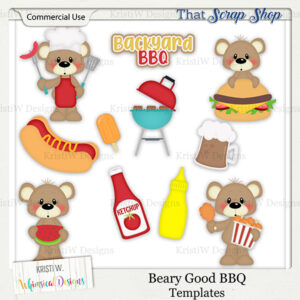 Beary Good BBQ Templates {CU}