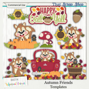 Autumn Friends Templates {CU}
