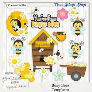 Busy Bees Templates {CU}