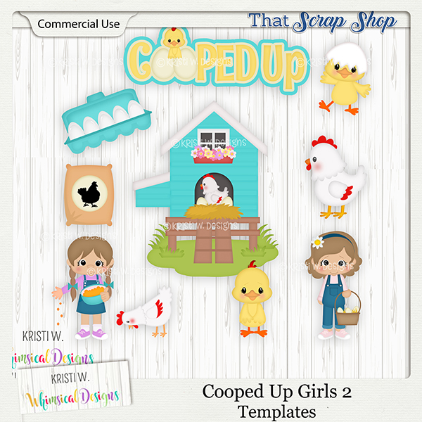 Cooped Up Girls Templates {CU} - Image 3
