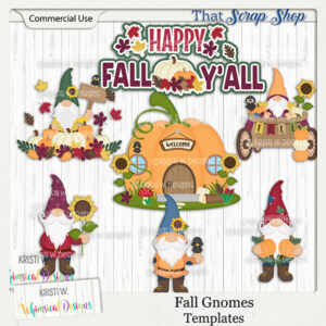 Fall Gnomes Templates {CU}