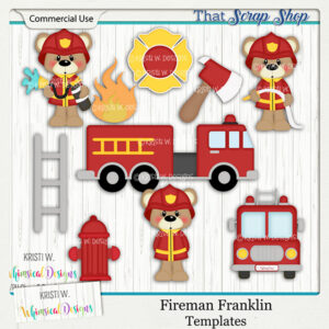 Fireman Franklin Templates {CU}