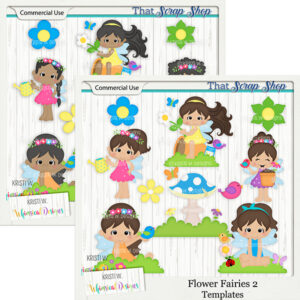 Flower Fairies Templates {CU}