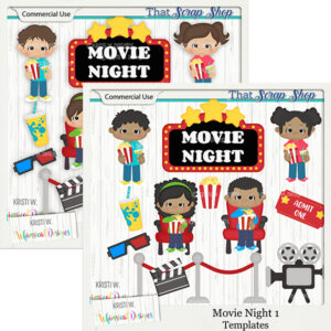 Movie Night Templates {CU}