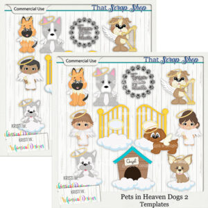 Pets in Heaven Dogs Templates {CU}