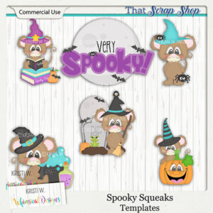Spooky Squeaks Templates {CU}