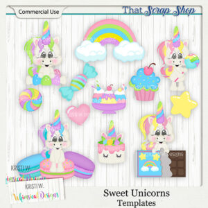 Sweet Unicorns Templates {CU}