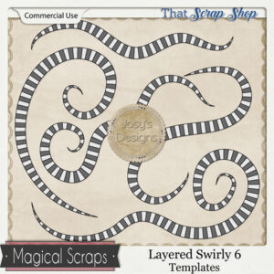 Layered Swirly Templates 6 {CU}