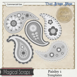Paisley Templates 1 {CU}
