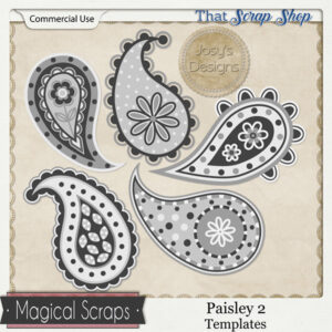 Paisley Templates 2 {CU}