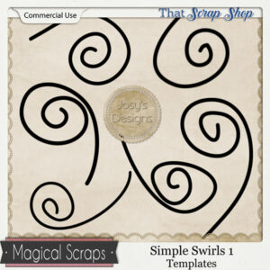 Simple Swirls Templates 1 {CU}
