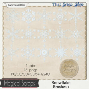 Snowflake Brushes 1 {CU}