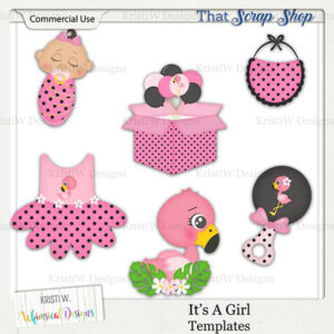 It's A Girl Templates {CU}