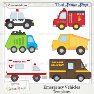 Emergency Vehicles Templates {CU}