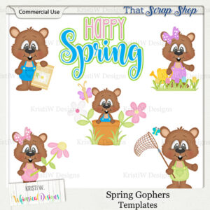 Spring Gophers Templates {CU}