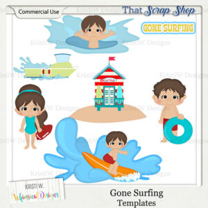 Gone Surfing Templates {CU}