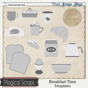 Breakfast Time Templates {CU}