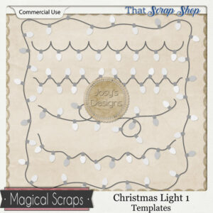 Christmas Light 1 Templates {CU}