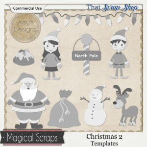 Christmas 2 Templates {CU}