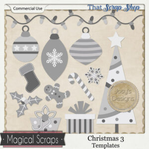 Christmas 3 Templates {CU}