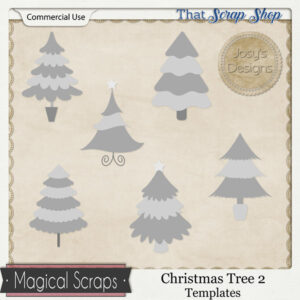Christmas Tree 2 Templates {CU}