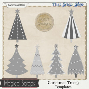 Christmas Tree 3 Templates {CU}