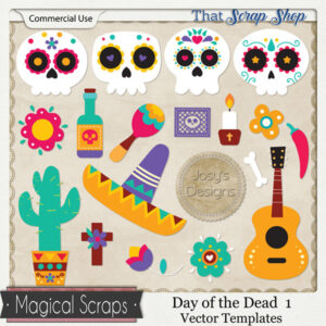 Day of the Dead 1 Templates {CU}