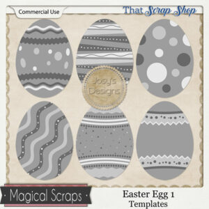 Easter Egg 1 Templates {CU}