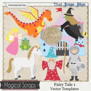 Fairy Tale 1 Vector Templates {CU}