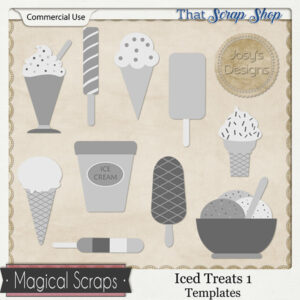 Iced Treats 1 Templates {CU}
