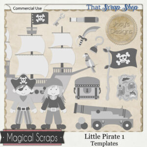 Little Pirate 1 Templates {CU}