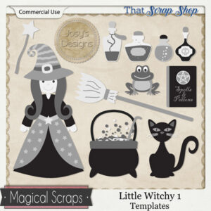 Little Witchy 1 Templates {CU}