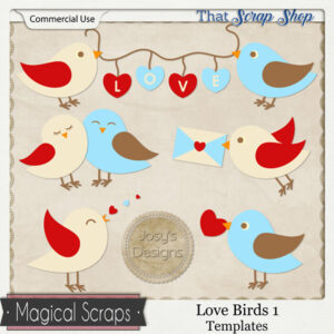 Love Birds 1 Templates {CU}