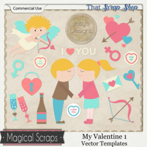 My Valentine 1 Vector Templates {CU}