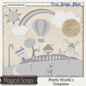 Pretty World 1 Templates {CU}
