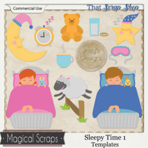Sleepy Time 1 Templates {CU}