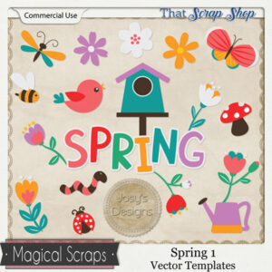 Spring 1 Vector Templates {CU}