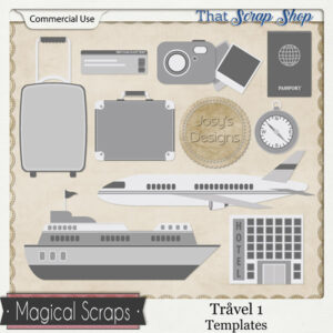 Travel 1 Templates {CU}