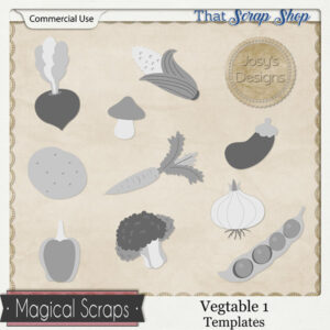 Vegetable 1 Templates {CU}