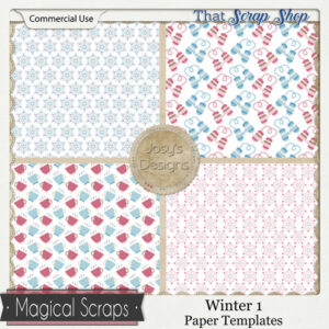Winter 1 Paper Templates {CU}