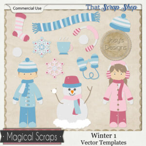Winter 1 Vector Templates {CU}