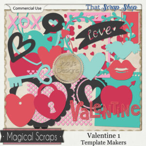 Valentine 1 Template Makers {CU}